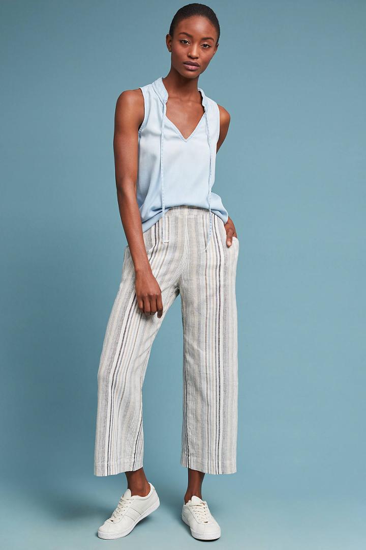 4our Dreamers Taja Cropped Wide-leg Pants