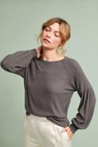 Velvet By Graham & Spencer Brushed Long-sleeve Top