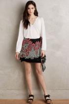 Anna Sui Silk Sarong Skirt