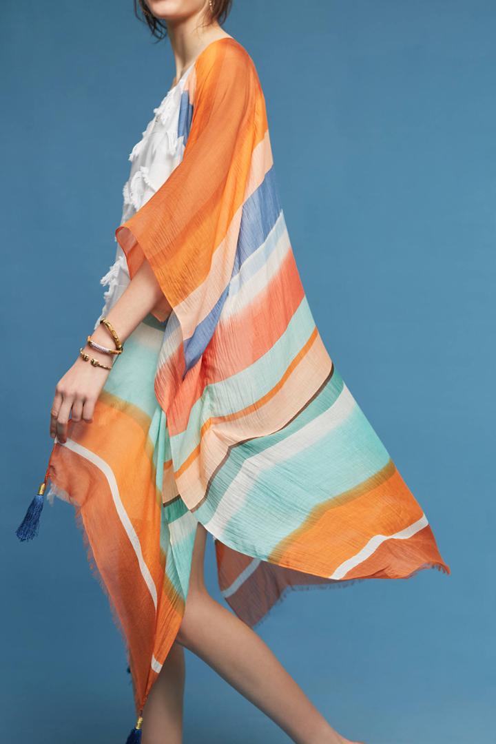 Subtle Luxury Yukamori Tasseled Kimono