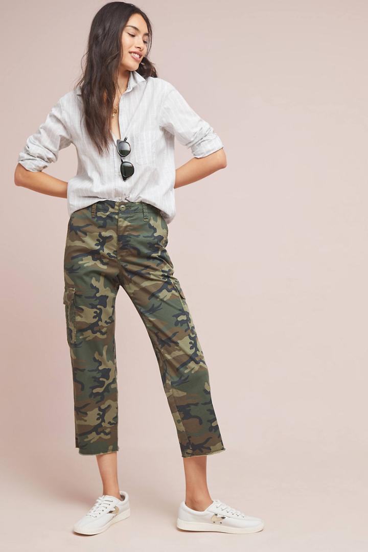 Sanctuary Cropped Camo Pants
