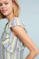 St. Roche Blair Striped Flutter Top