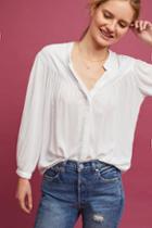 Cloth & Stone Pleated V-neck Blouse