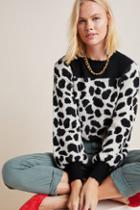 Anthropologie Cole Animal-printed Sweater
