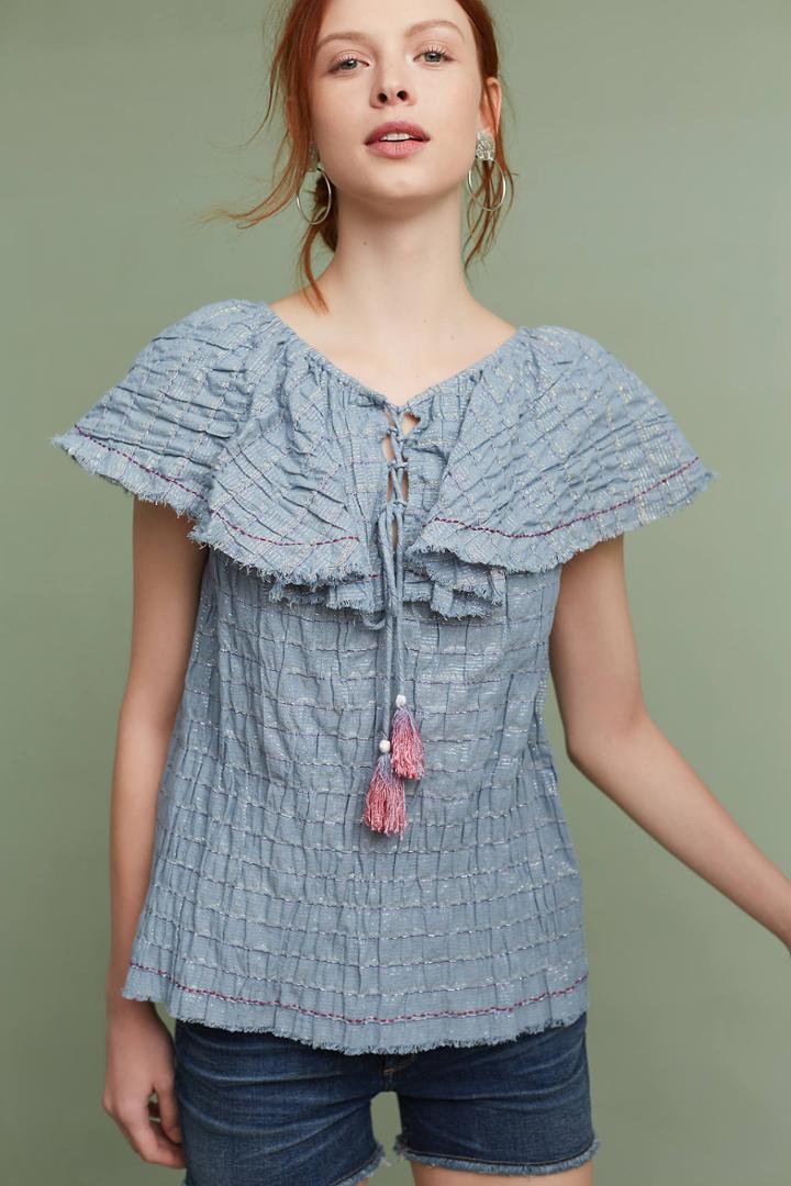 Intropia Felicity Tassel Top