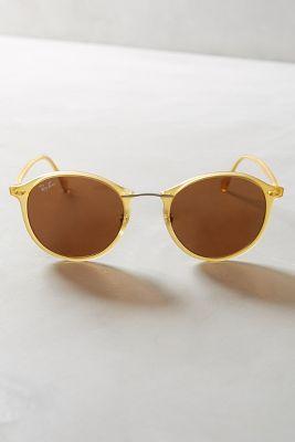 Ray-ban Light Ray Round Sunglasses Yellow