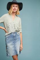 Driftwood Skylar Embroidered Denim Skirt