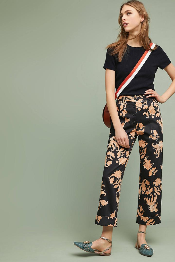 Scotch & Soda Wide-leg Chino Pants
