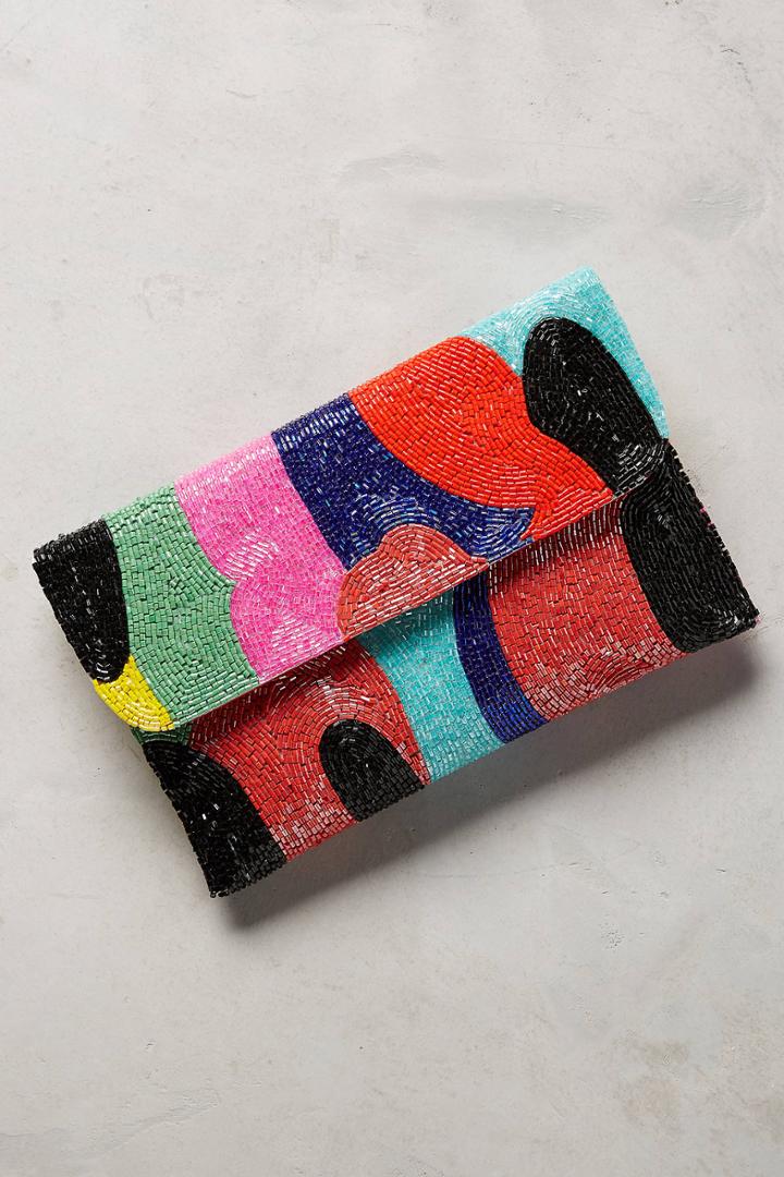 Anthropologie Pop Art Clutch