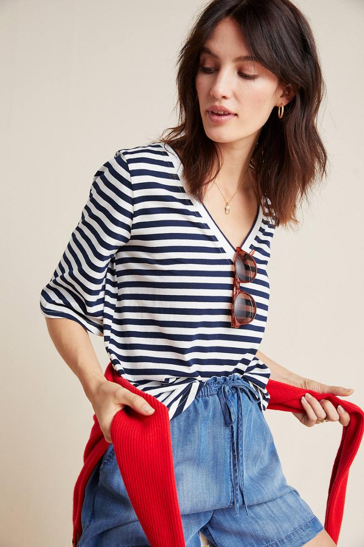 .layered Tofino Striped Top