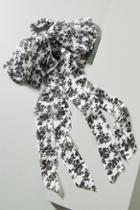 Anthropologie Patricia Floral Scarf Ponytail Holder