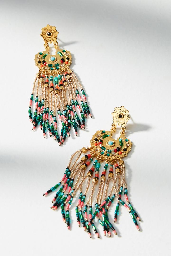 Gas Bijoux Maricopa Beaded Drop Earrings
