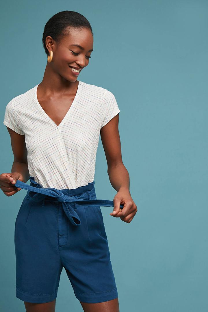 Anthropologie Paperbag-waisted Bermuda Shorts