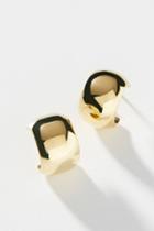 Rachel Comey Gold-plated Raven Hugger Hoop Earrings