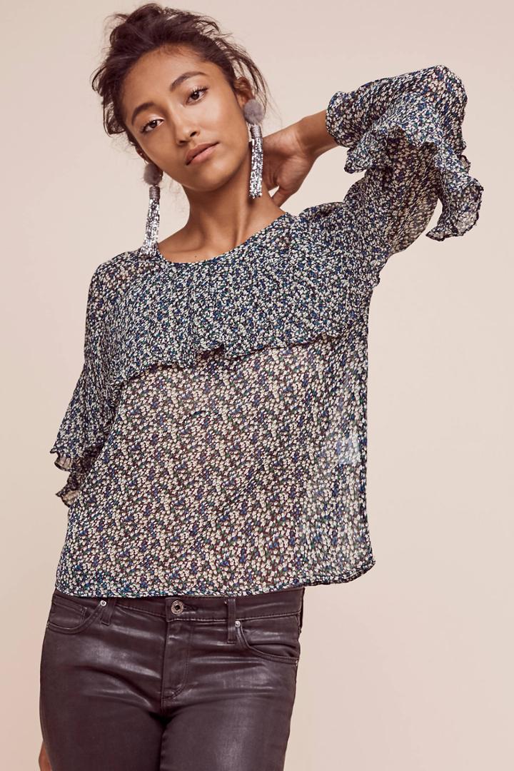 Sunday In Brooklyn Forget-me-not Blouse