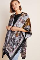 Anthropologie Anastasia Burnout Velvet Kimono