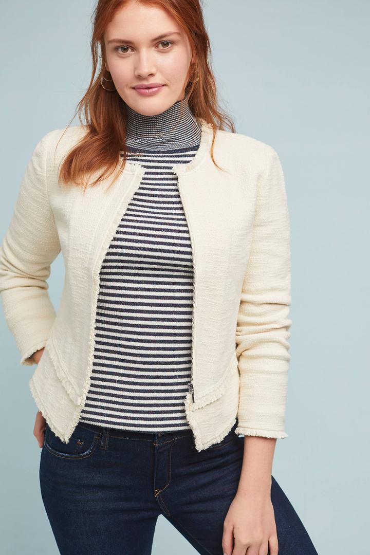 Ett:twa Bardot Knit Moto Jacket