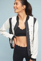 Cynthia Rowley Black & White Bomber