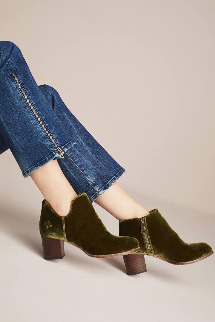Patricia Nash Velvet Side-cut Booties