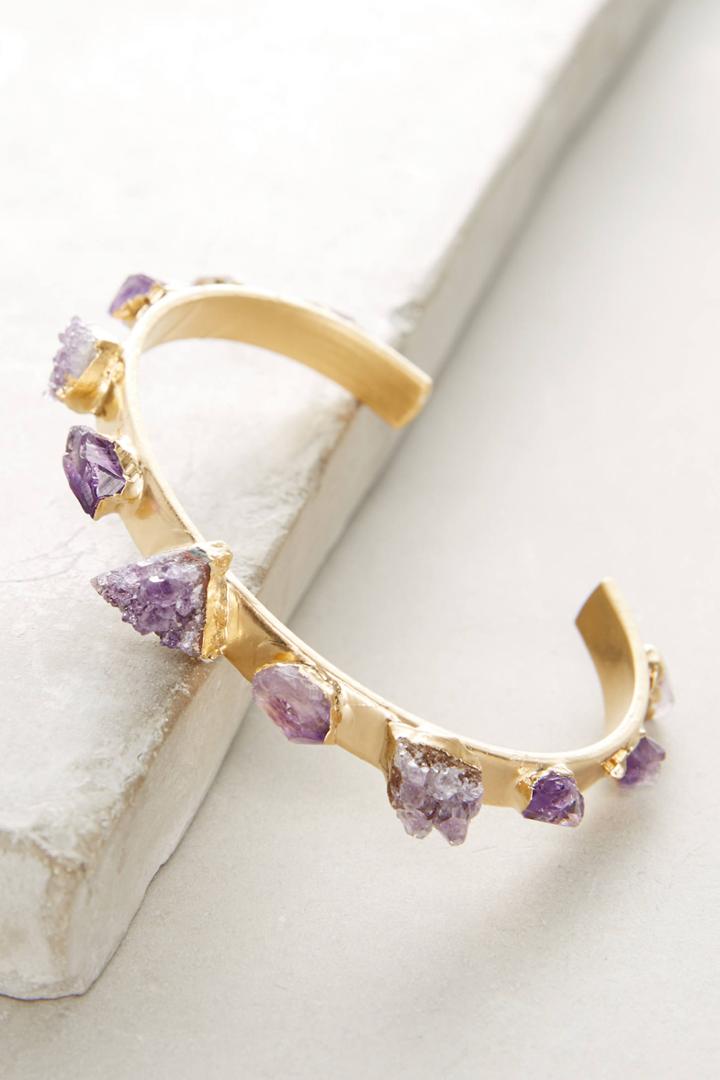 Dani Barbe Amethyst Narrow Cuff