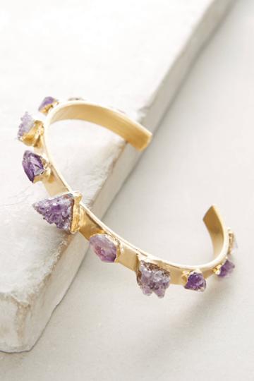 Dani Barbe Amethyst Narrow Cuff