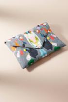 Bea Valdes Painted Denim Clutch