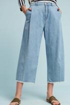 Pilcro High-rise Wide-leg Cropped Jeans