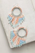 Anthropologie Mirror Image Hoop Earrings