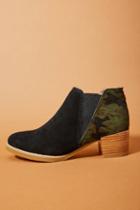 All Black Camo Booties