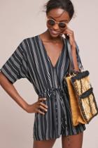 Beachgold Loretta Striped Romper