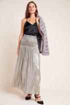 Current Air Zadie Metallic Maxi Skirt