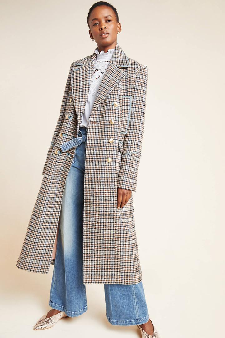 Rebecca Taylor Windsor Plaid Coat