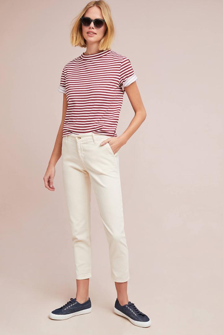 Ag Jeans Ag The Caden Mid-rise Cropped Trousers