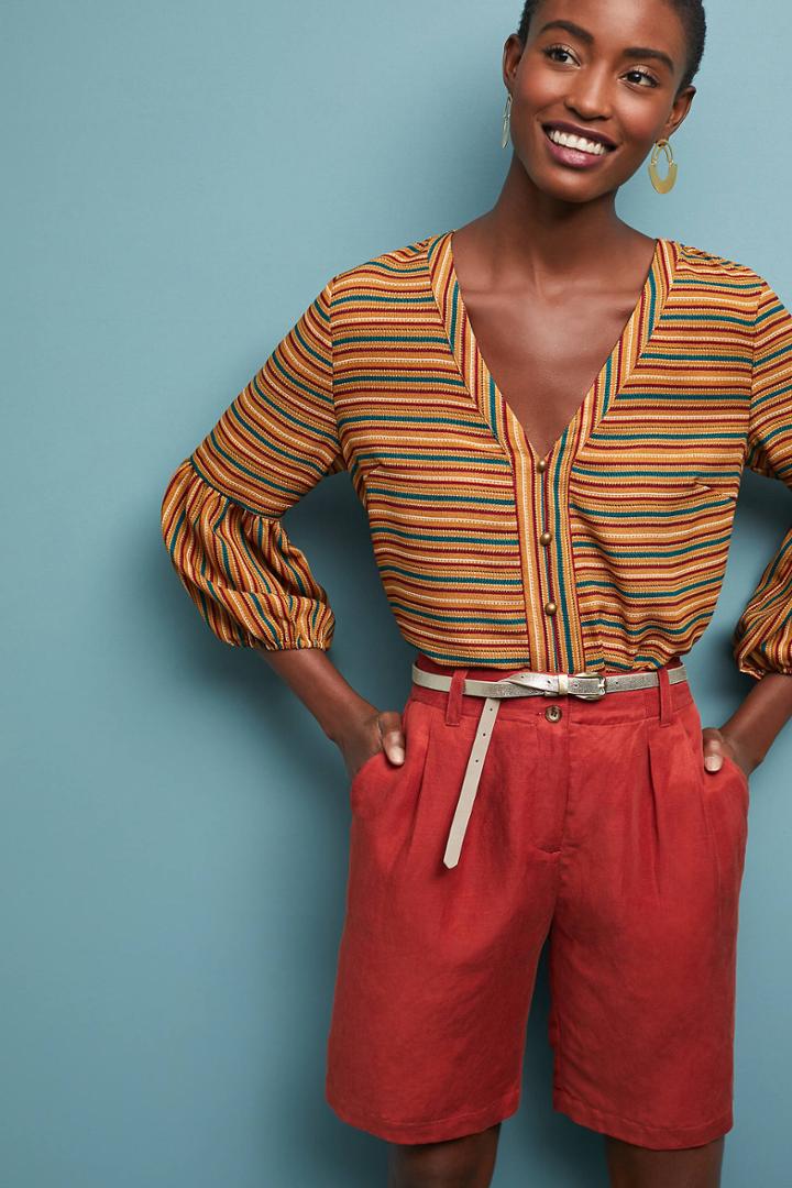 Isla Maude Retro Striped Top