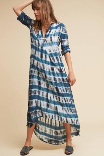 Project.aj117 Faitheen Tie-dyed High-low Dress