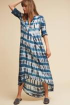 Project.aj117 Faitheen Tie-dyed High-low Dress