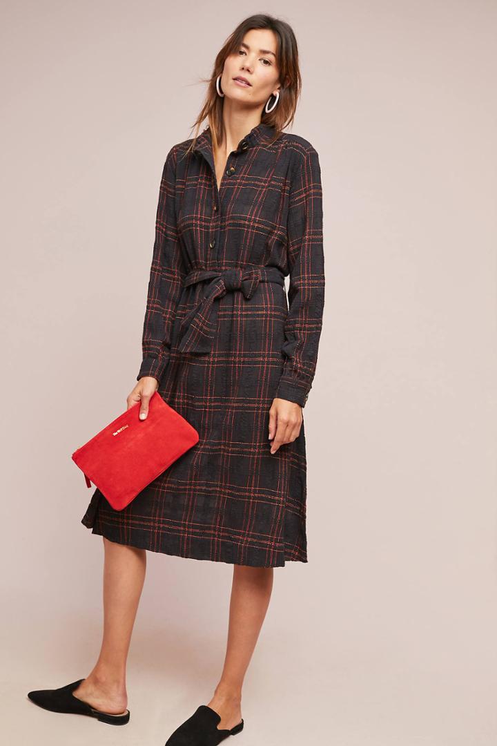 Antik Batik Alto Plaid Shirtdress