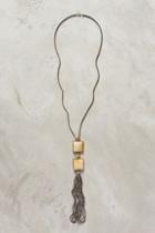 Anthropologie Stone Wave Necklace