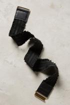 Anthropologie Ruched Ribbon Belt