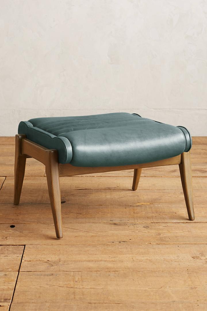 Anthropologie Premium Leather Roadway Chair