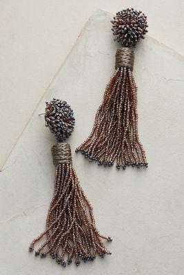 Mignonne Gavigan Lana Gunmetal Tassel Drops