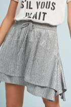 Dolan Left Coast Silver Shimmer Skirt