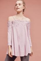 Meadow Rue Laceline Off-the-shoulder Top