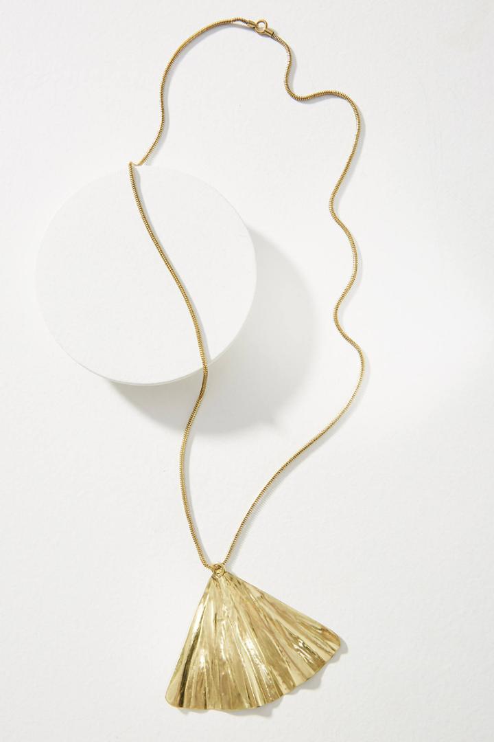 Sibilia Ginkgo Leaf Pendant Necklace