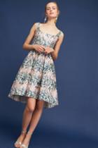 Eva Franco Floral Jacquard Dress