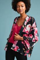Anthropologie Hibiscus Kimono