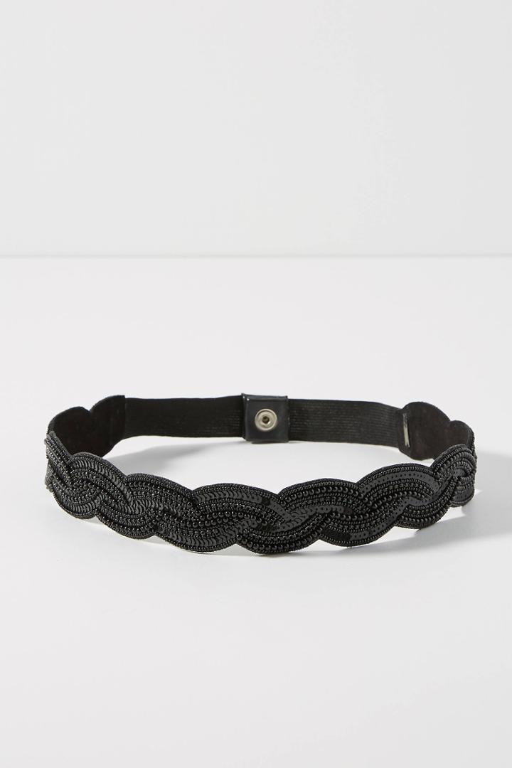 Anthropologie Twiggy Sequin Belt