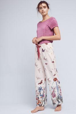 Lilka Birds In The Garden Flannel Sleep Pants