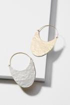 Anthropologie Curved Hoop Earrings