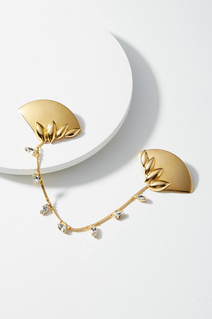 Epona Valley Solar Crystal Draped Hair Clip
